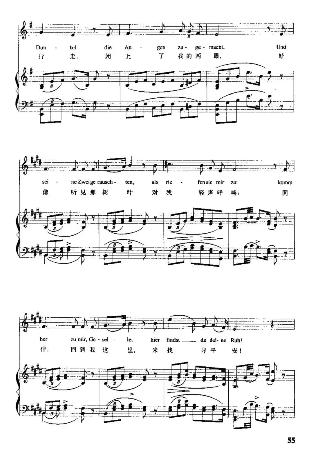 [奥]菩提树（中外文对照版、正谱、邓映易译配版）