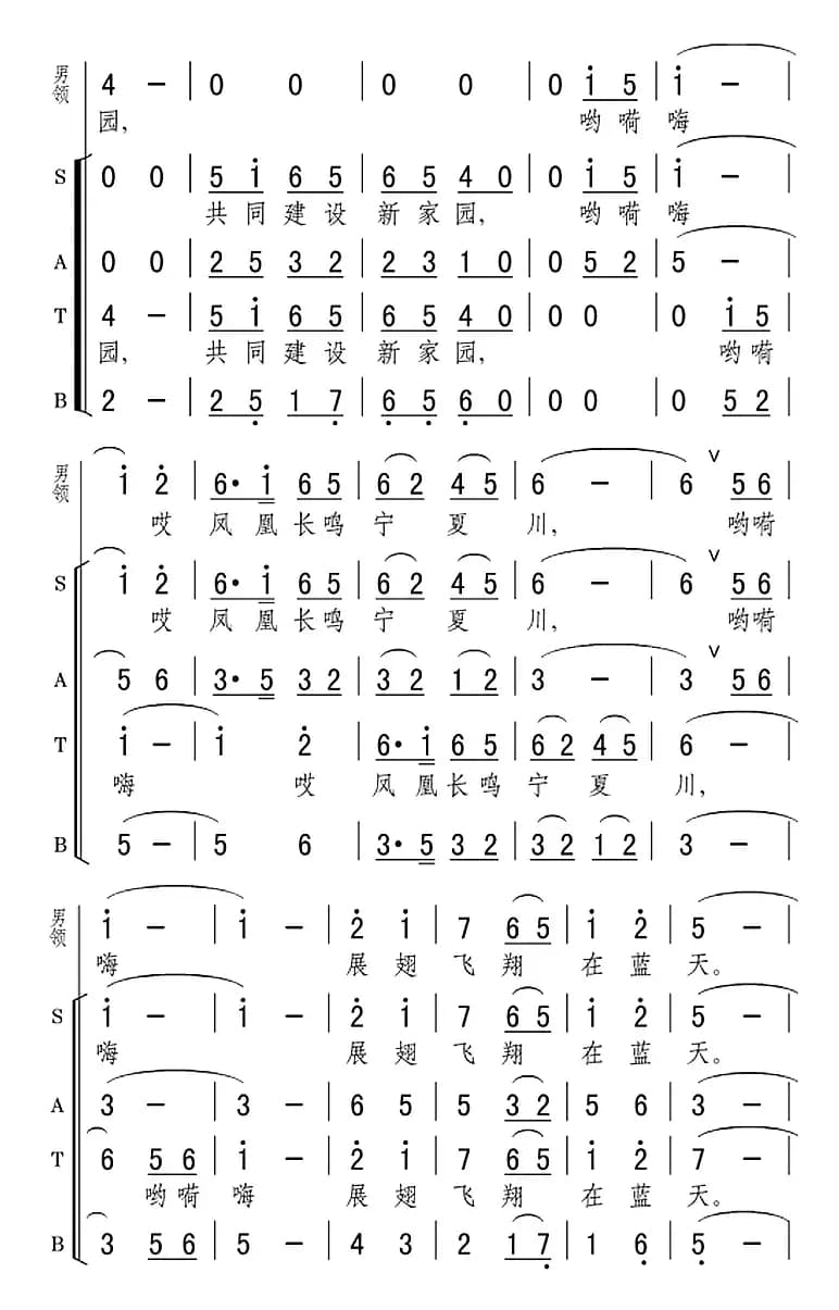 富饶美丽的宁夏川（音乐电视片《宁夏好风光》插曲）