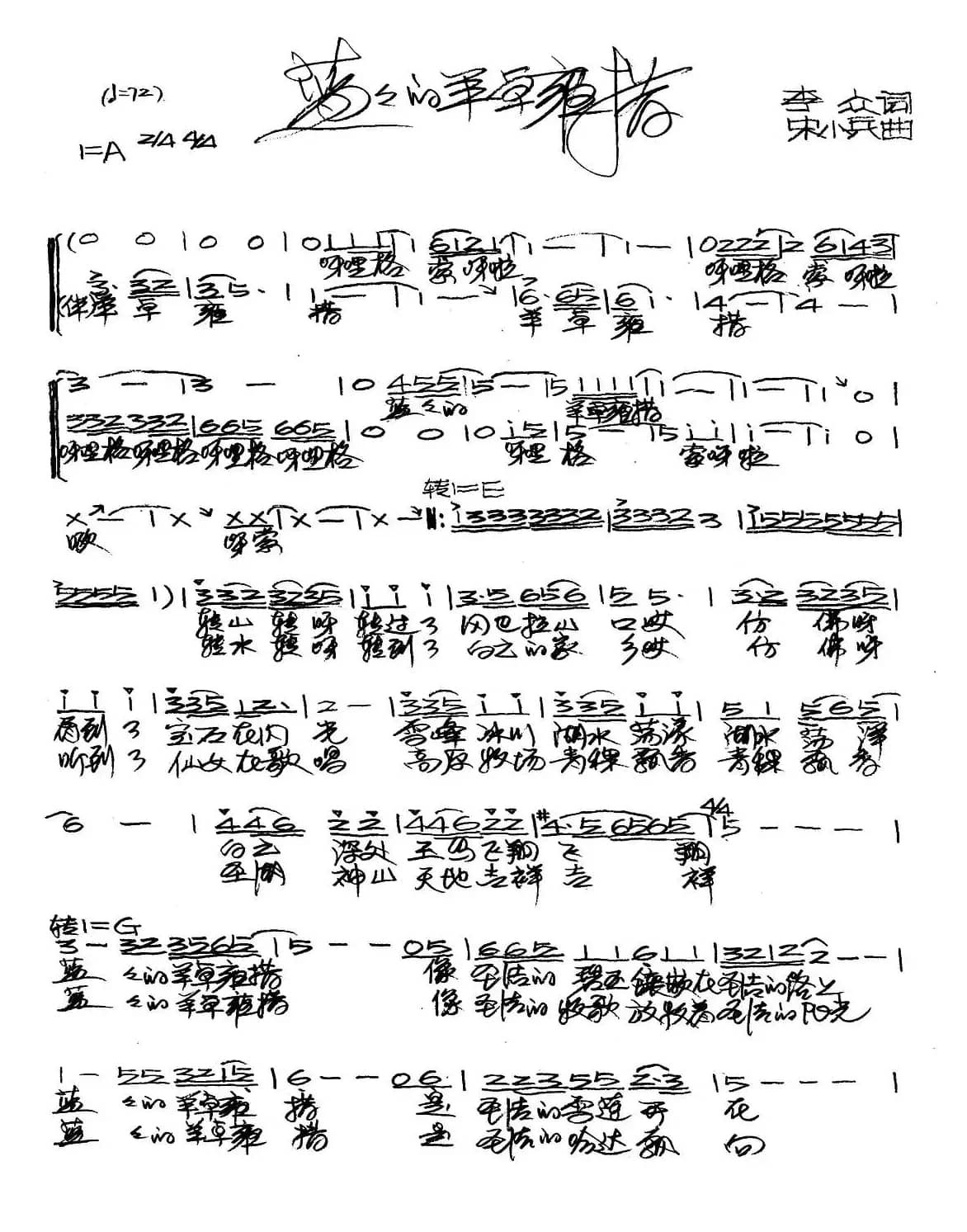 蓝蓝的羊卓雍措