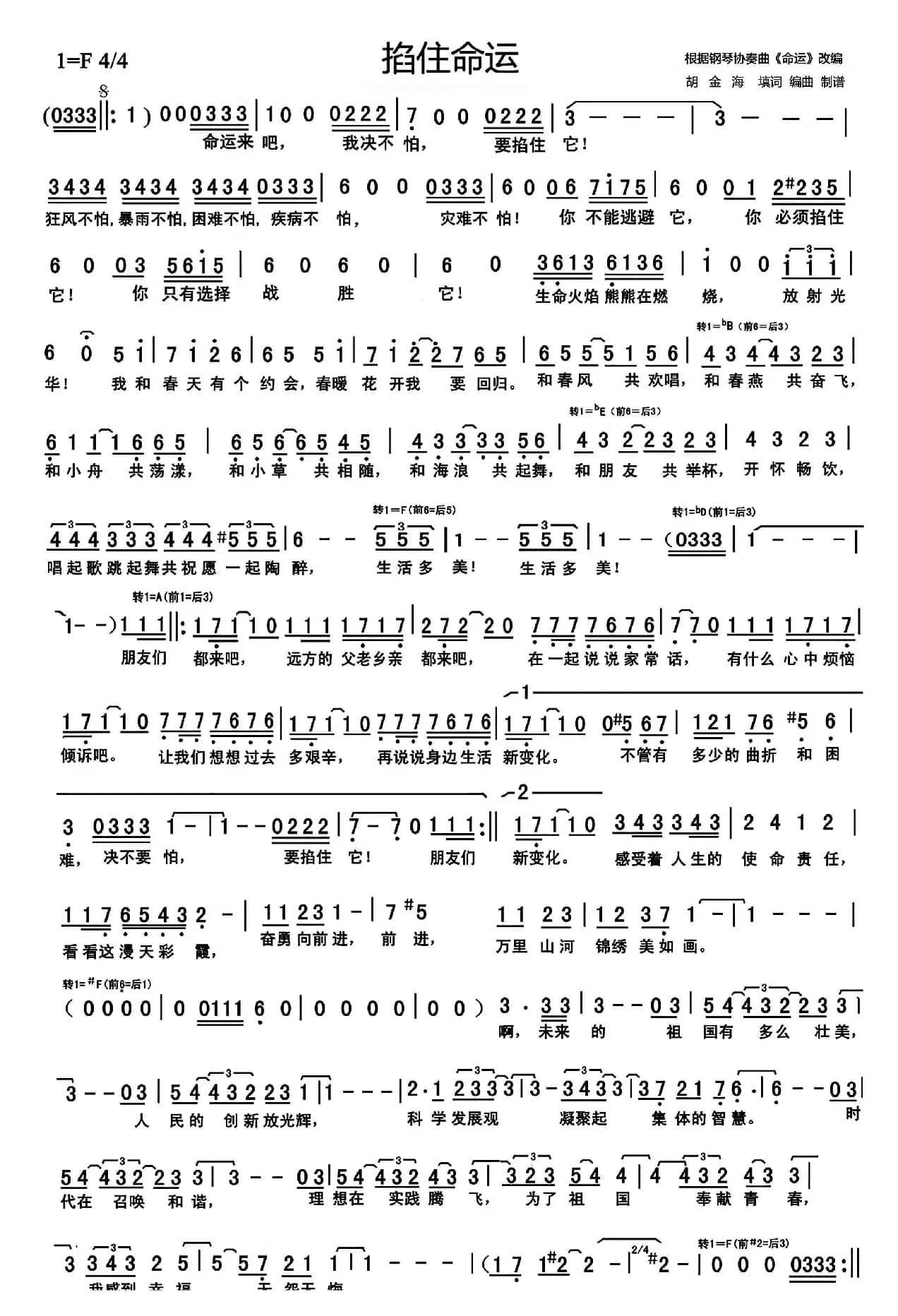 掐住命运（根据钢琴协奏曲改编）