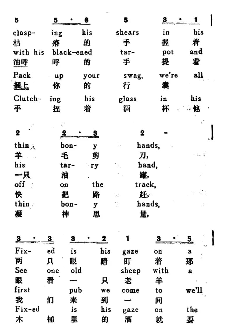 [澳大利亚]羊毛剪子咔嚓响 （Chick Go the Shears）（汉英文对照）