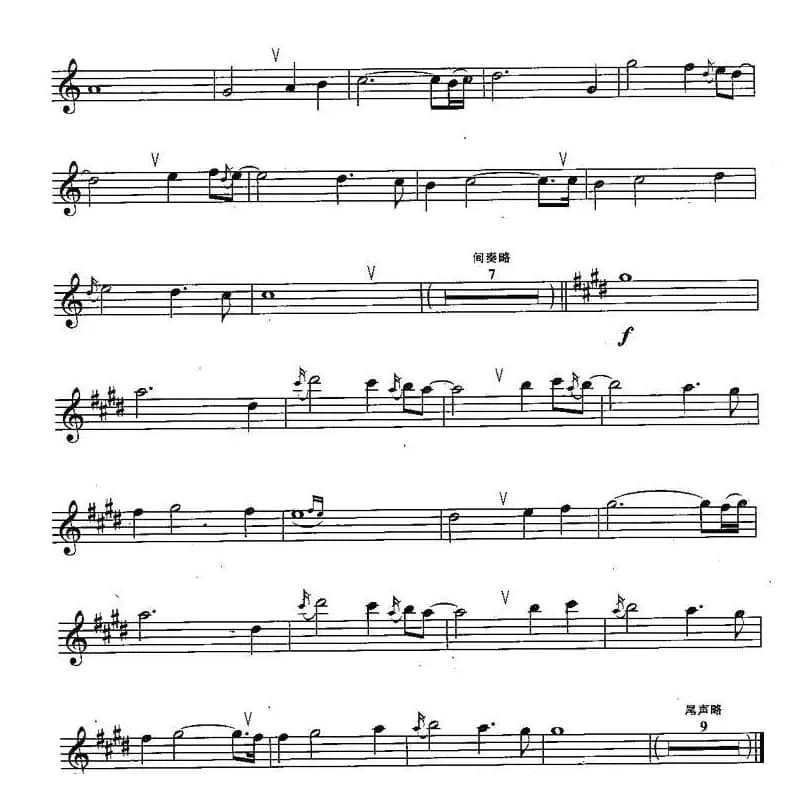 My Heart Will Go No（五线谱）