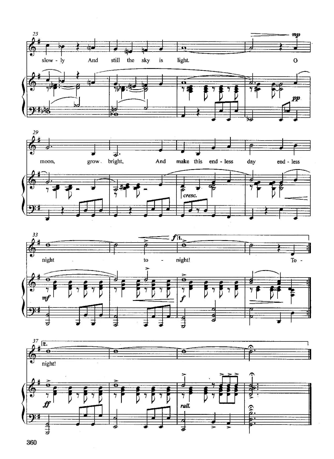 [美]今夜（正谱）（选自音乐剧《西区故事》）