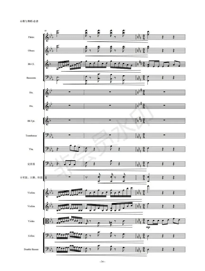 河南民歌组曲（第三乐章）