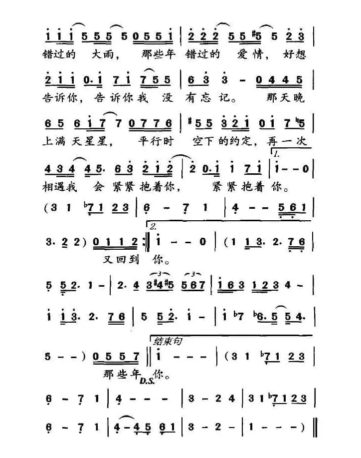 那些年（电影《那些年，我们一起追的女孩》主题曲）