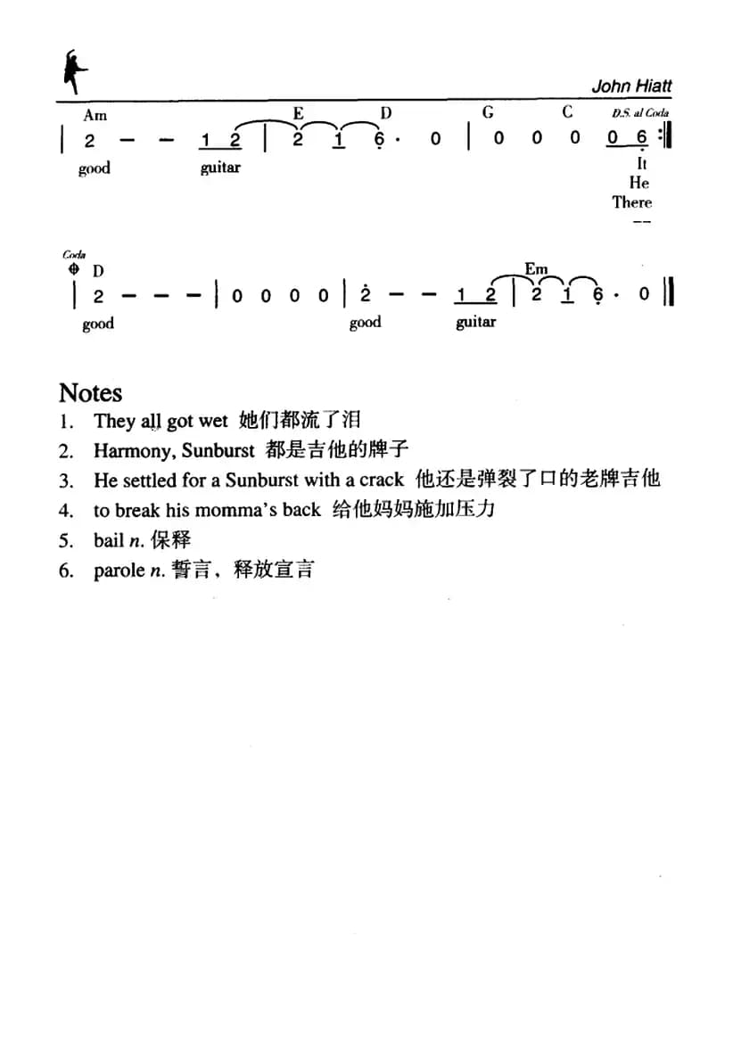 Perfectly Good Guitar（完美无比的吉他）