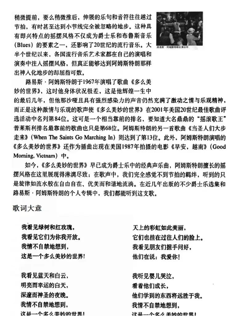 多么美妙的世界 