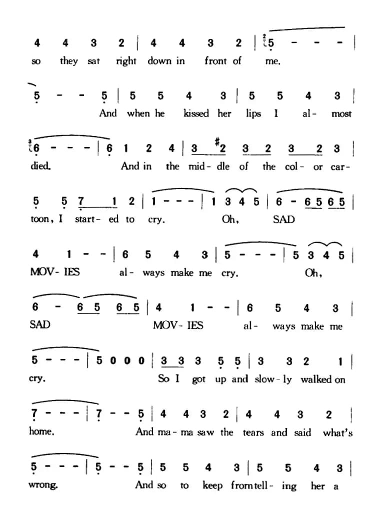 Sad Movies（伤感电影）