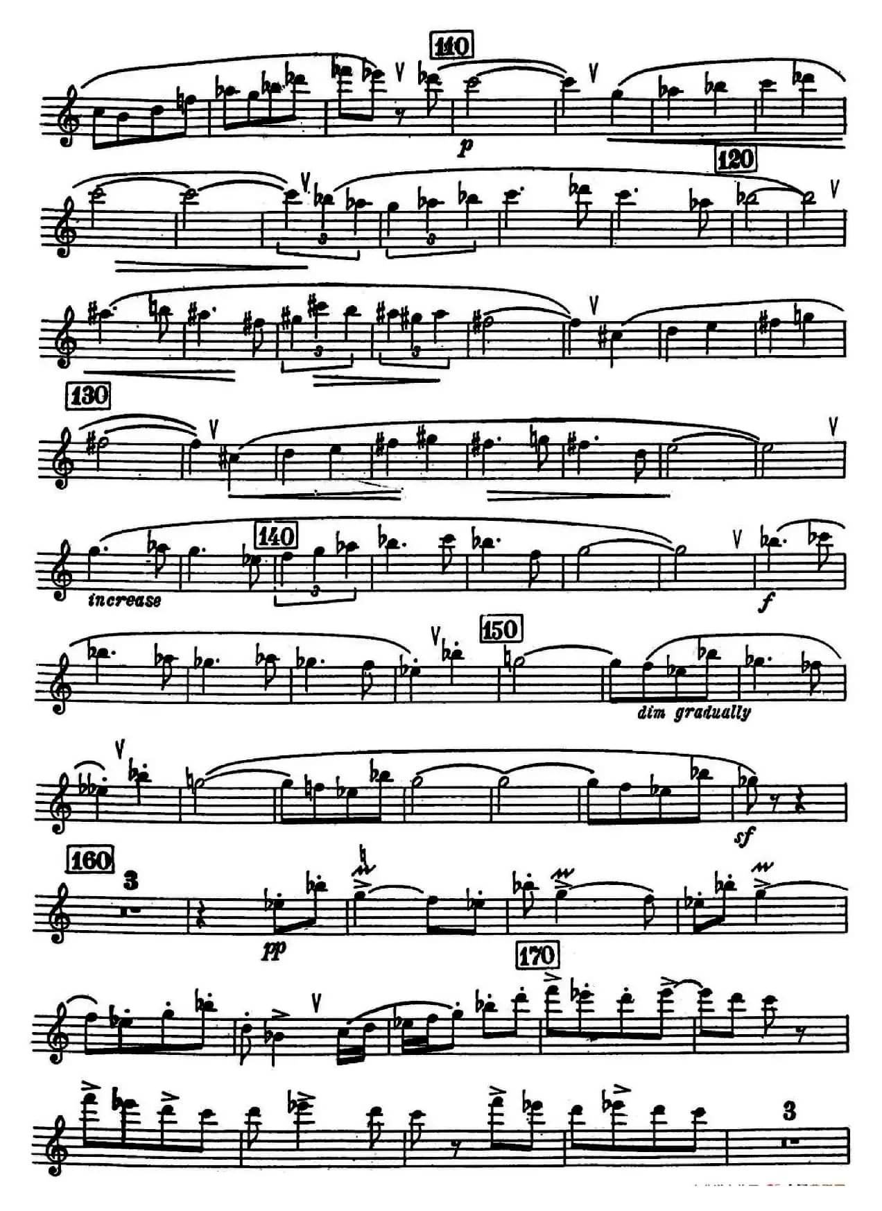 克莱斯顿（萨克斯谱）