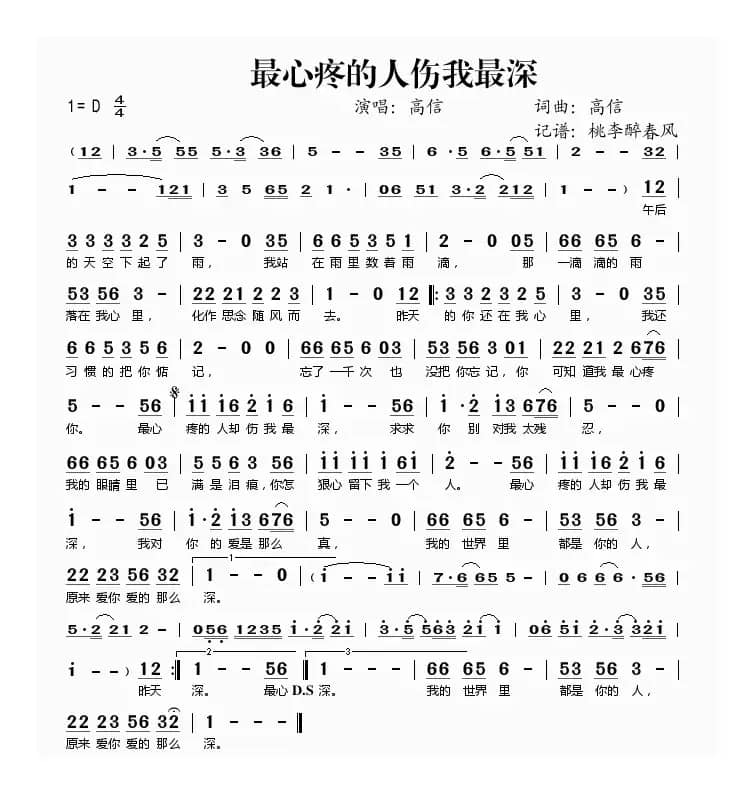 最心疼的人伤我最深