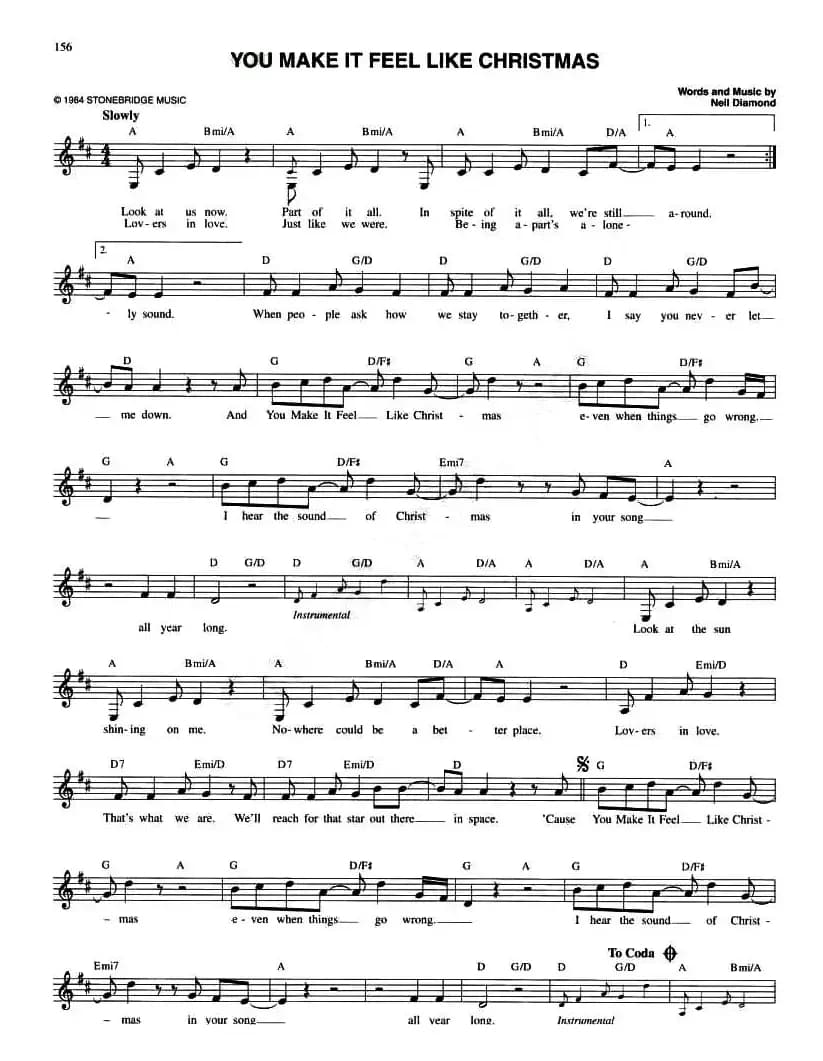 YOU MAKE IT FEEL LIKE CHRISTMAS