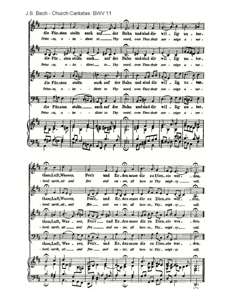 Lobet Gott in Seinen Reicben(颂扬上帝)