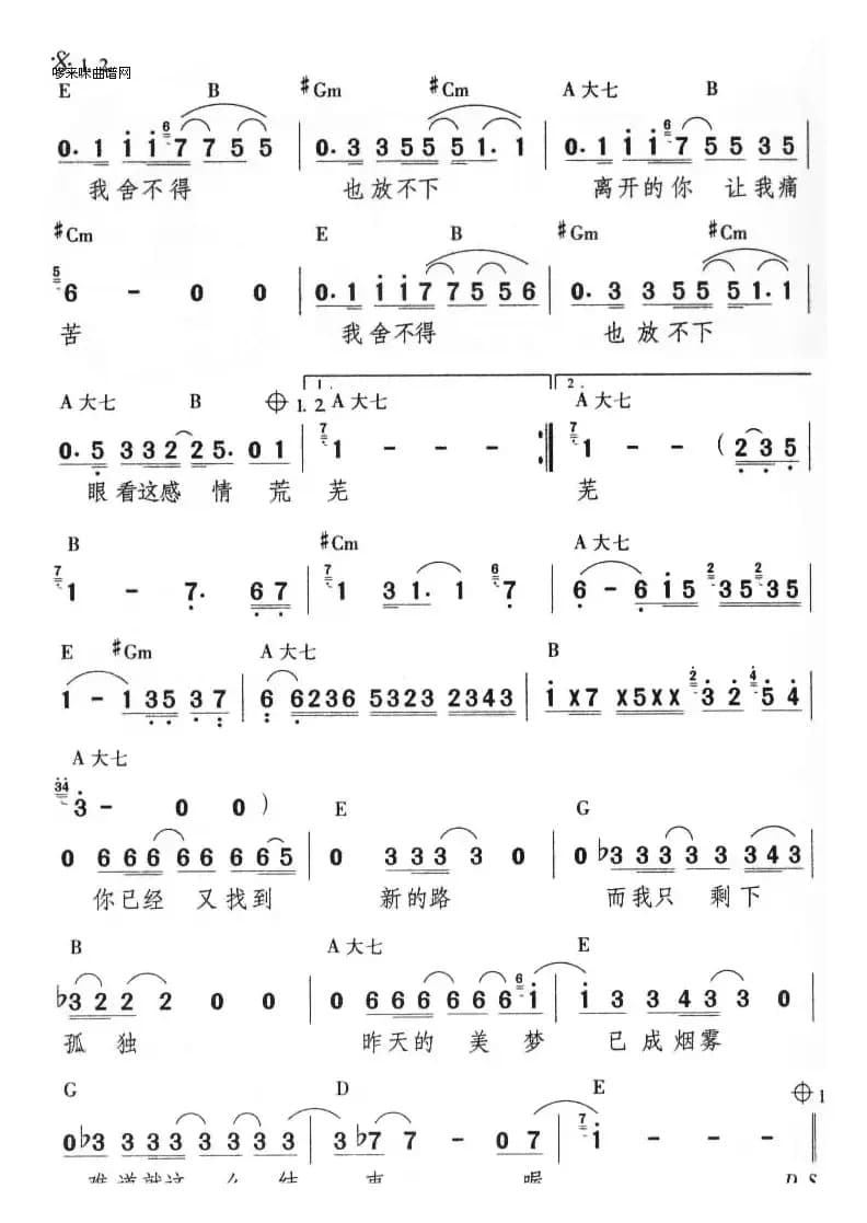 舍不得（任贤齐演唱版）