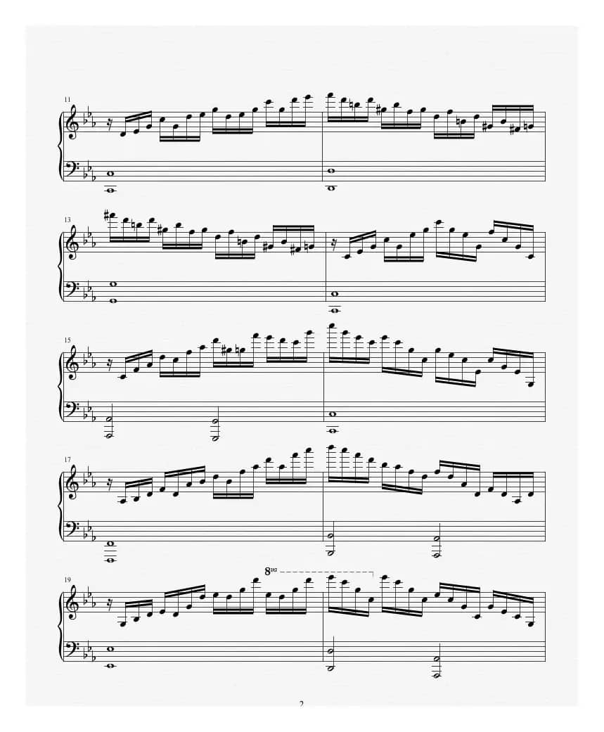 焦渊棣练习曲No.1