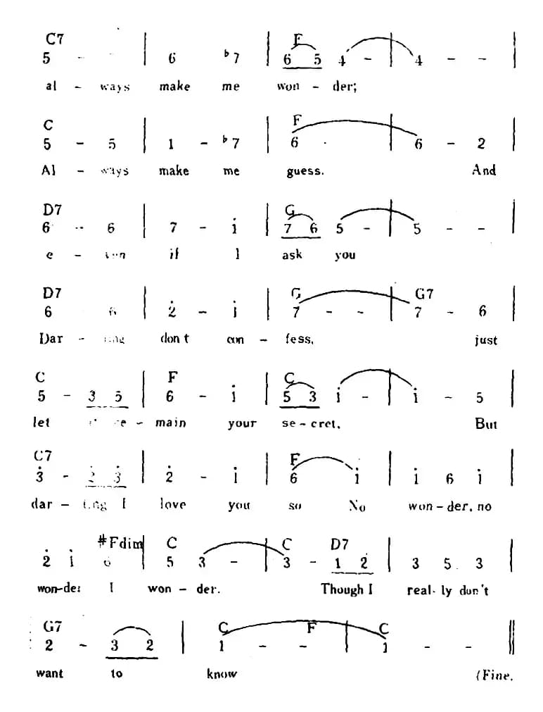 [美]I Really Don't Want To Know（我真不想知道）