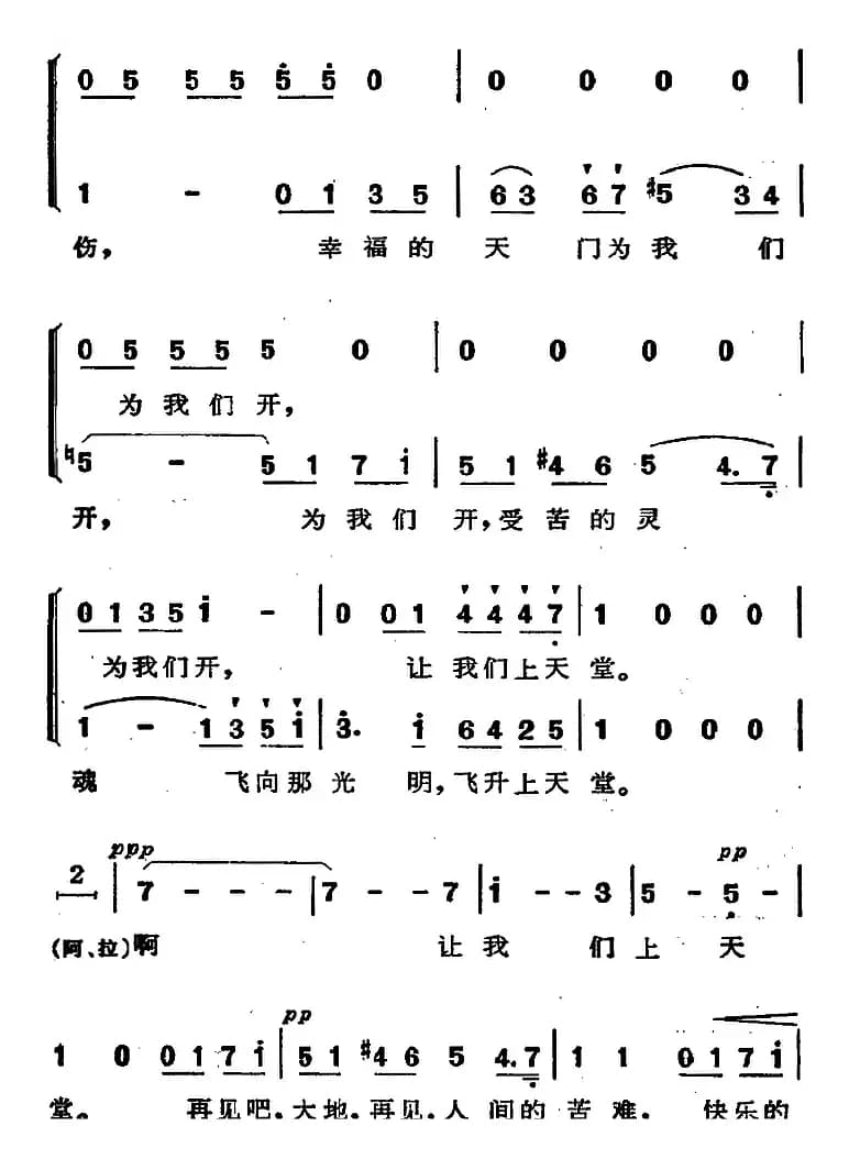 歌剧《阿伊达》选曲：啊，再见吧，大地！