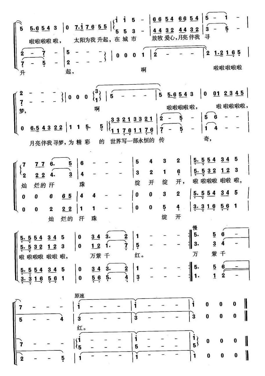 为精彩的世界写一部传奇