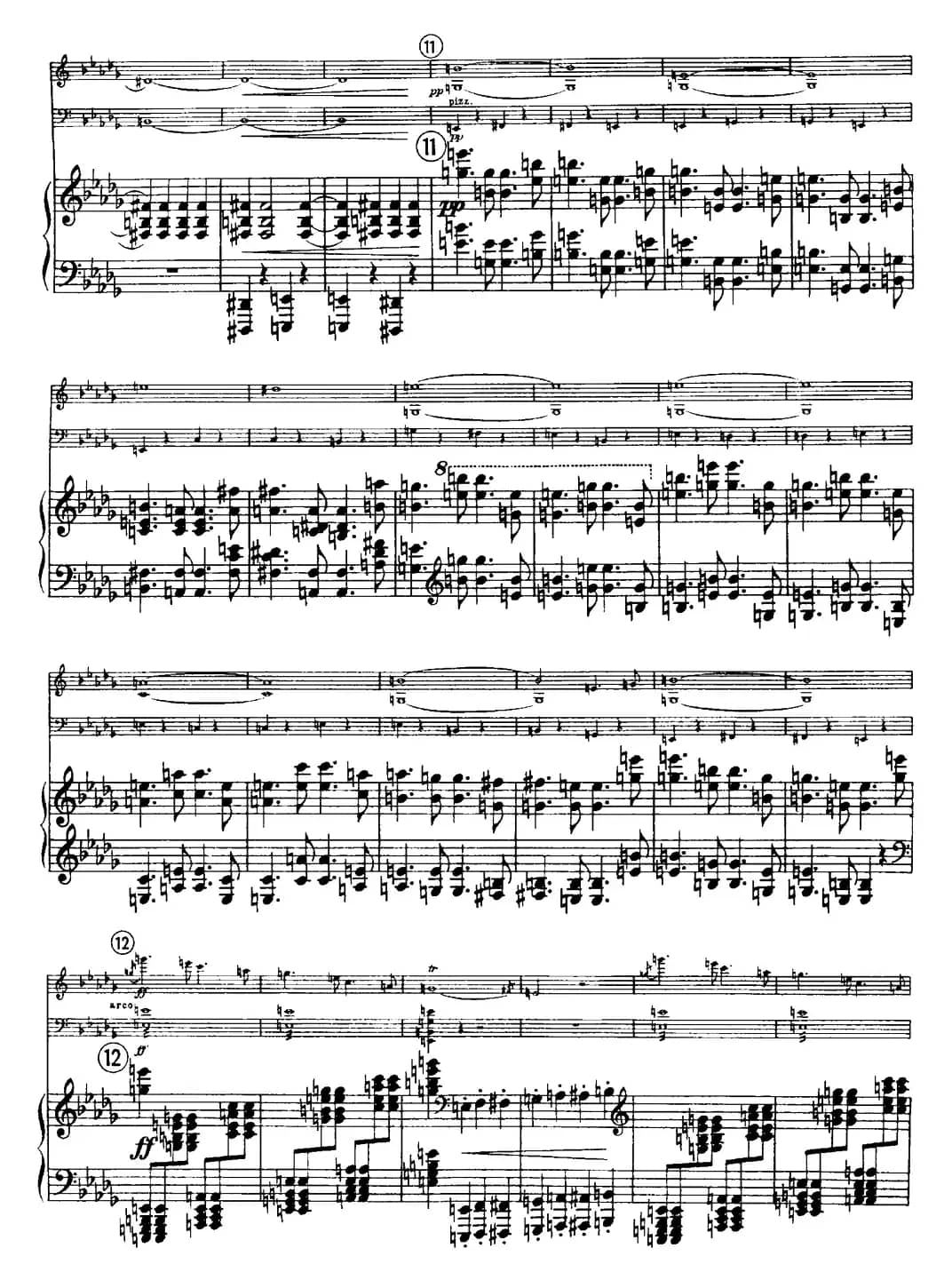 Franck《Piano Trio Op.1 No.1,F-sharp minor》(Ⅲ、小提琴+大提琴+钢琴伴奏)