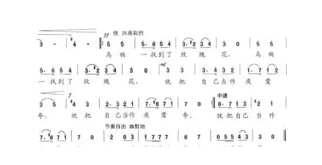 有一次，连乌鸦也找到了玫瑰花