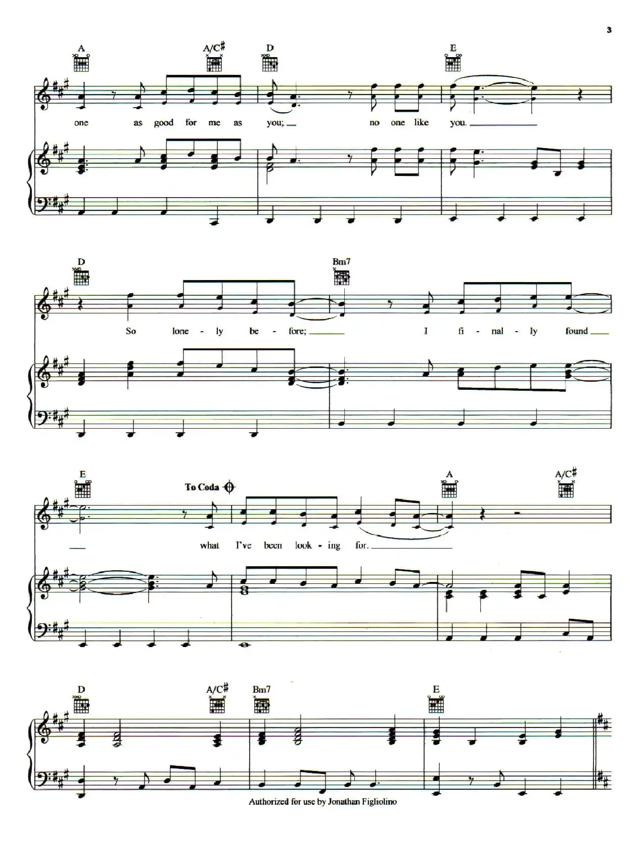 [美]What I've Been Looking For（我有多么寂寞）（正谱）