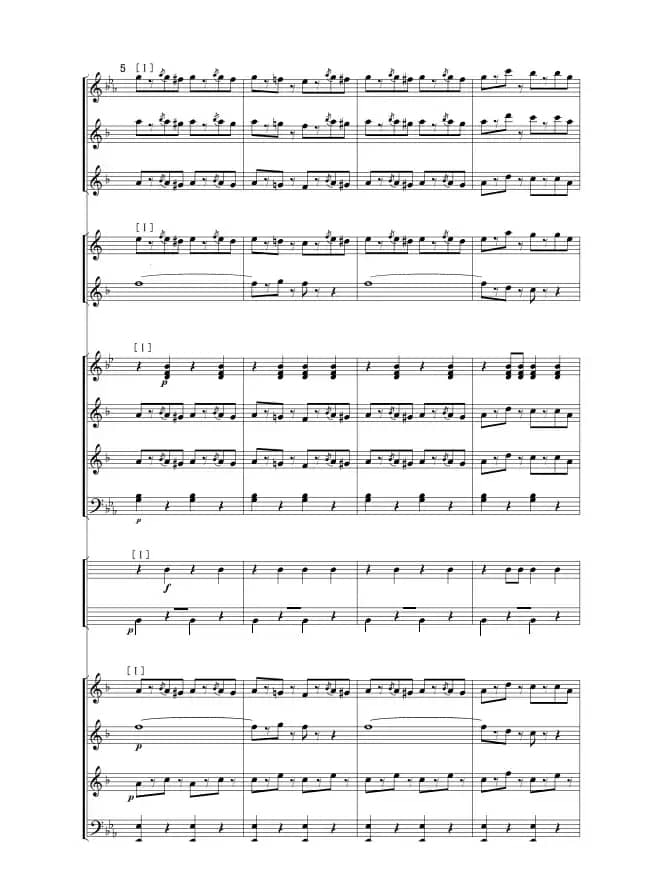 拉德茨基进行曲（总谱）