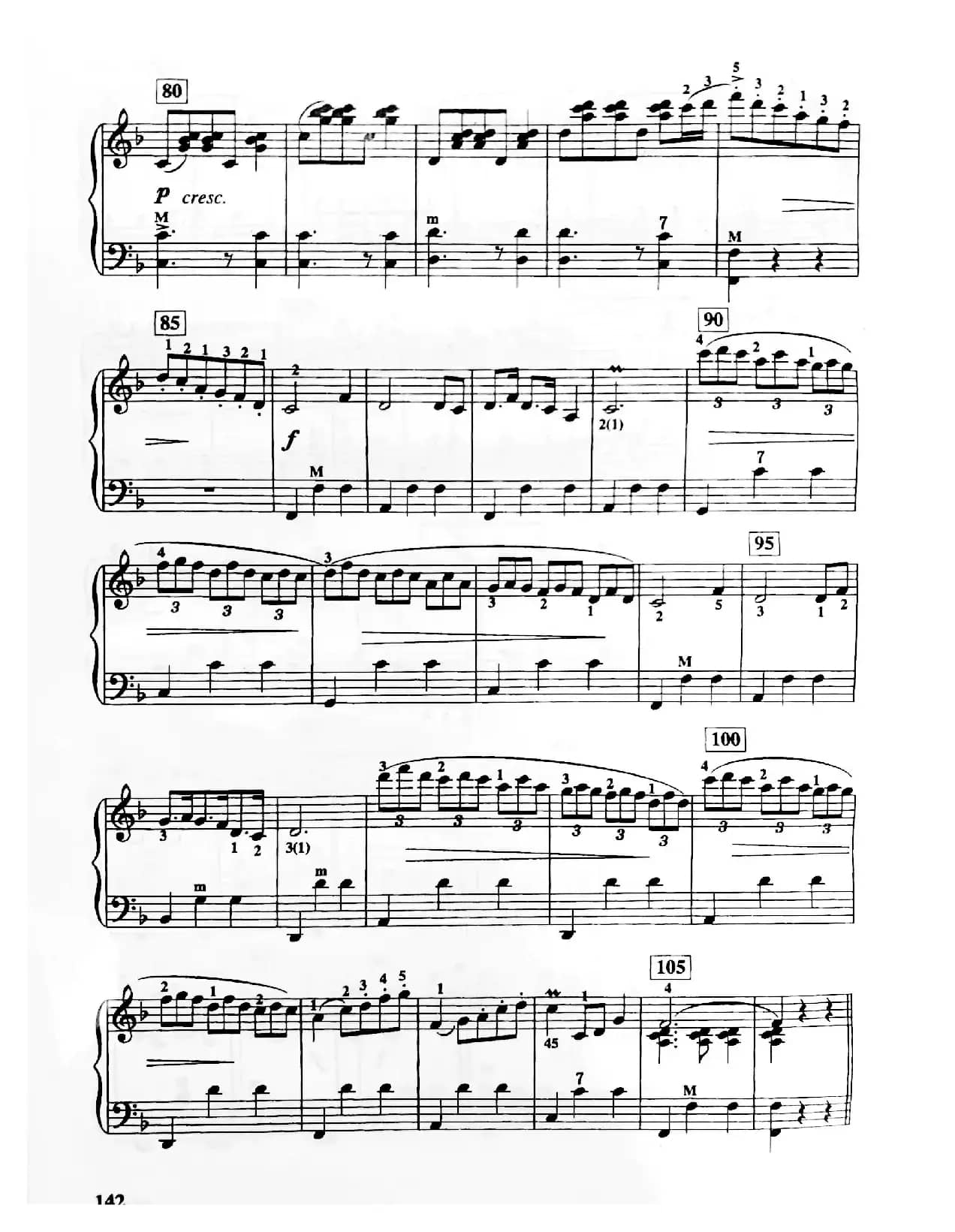 故乡圆舞曲（手风琴五线谱）