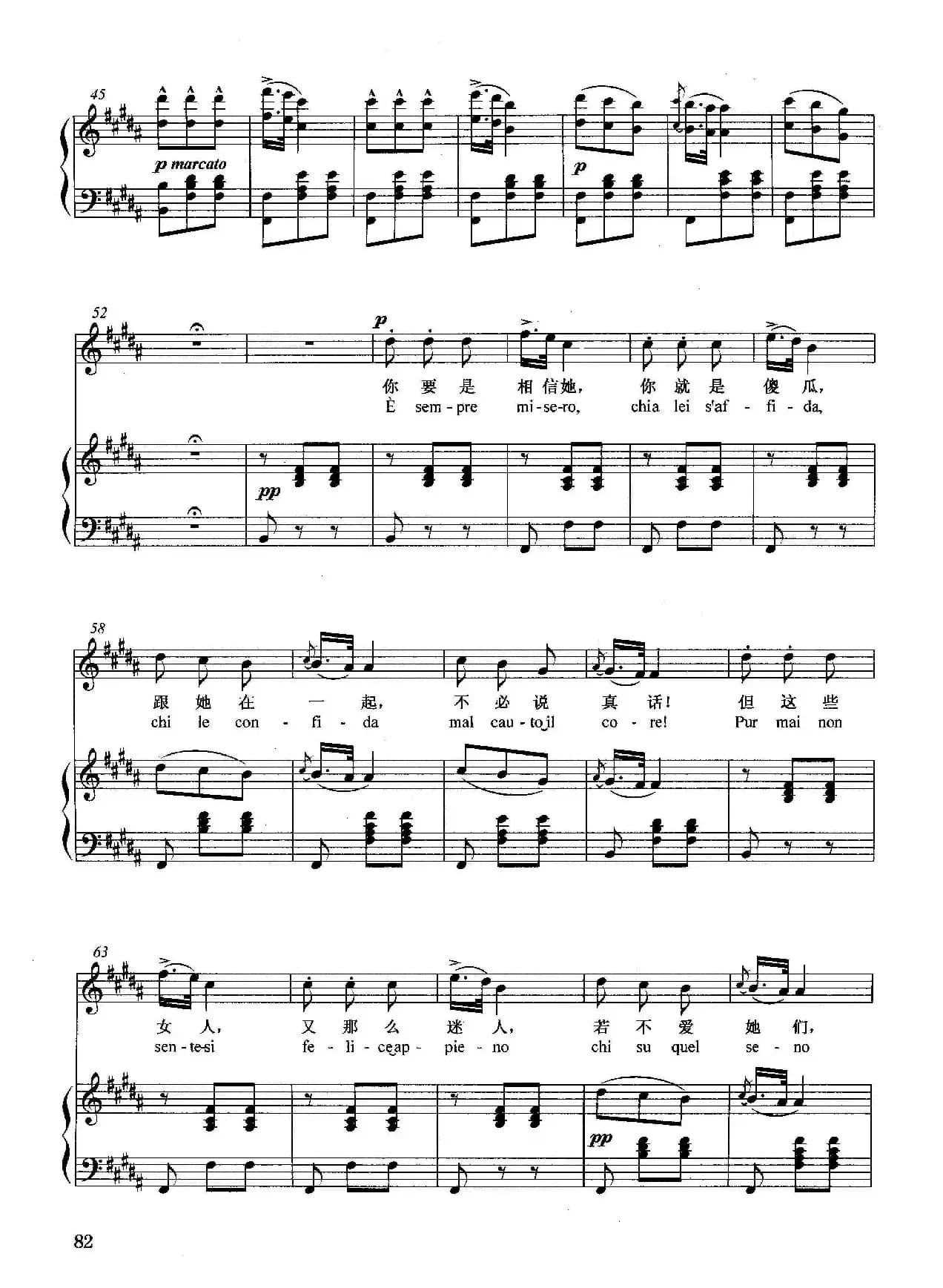 [意]女人善变（正谱）（选自歌剧《弄臣》）