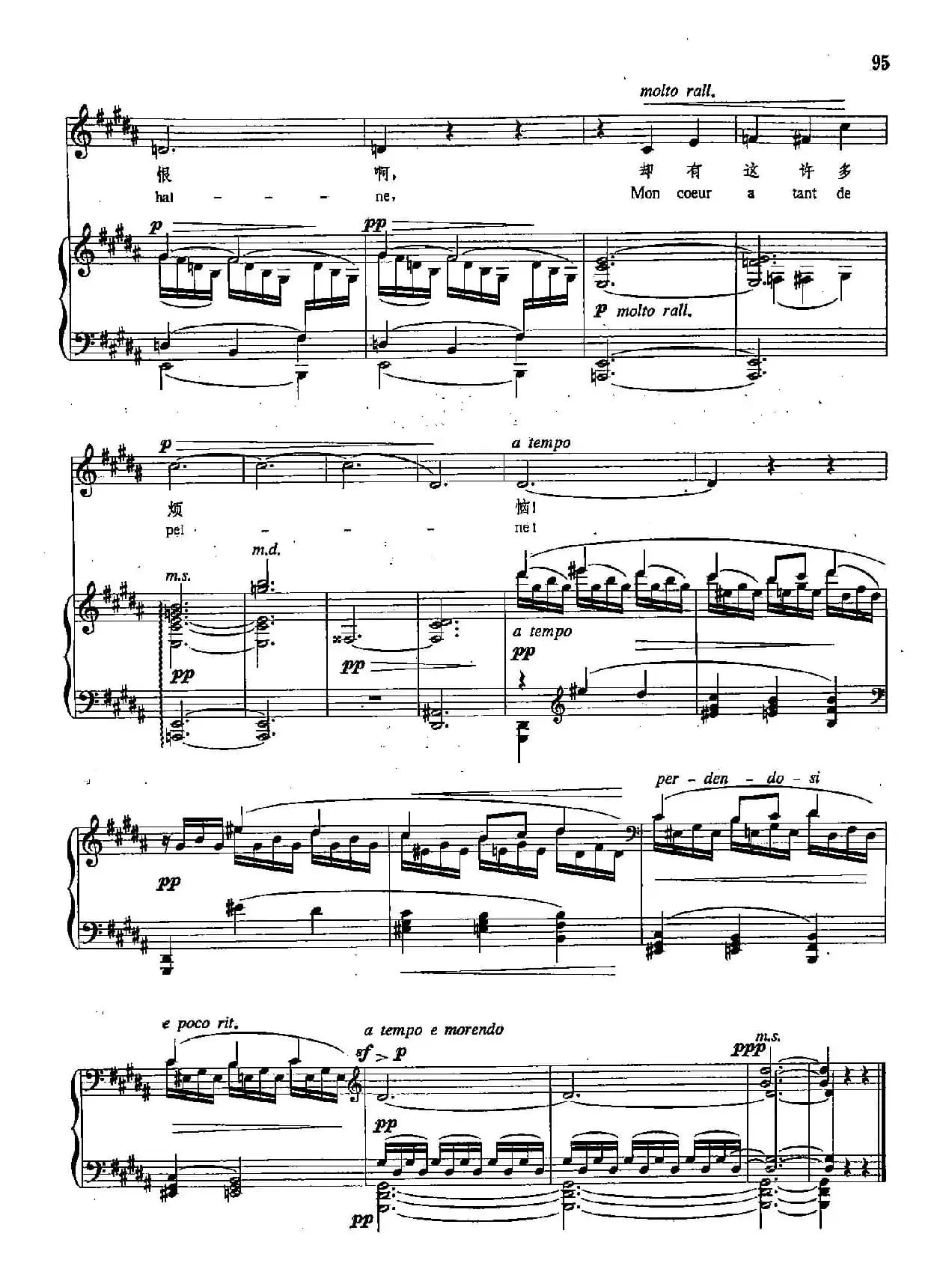 [法]20泪落在我心上（正谱）