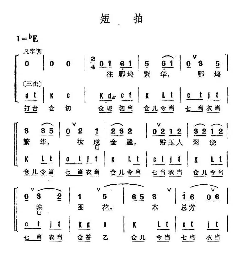 京剧群曲汇编：短拍