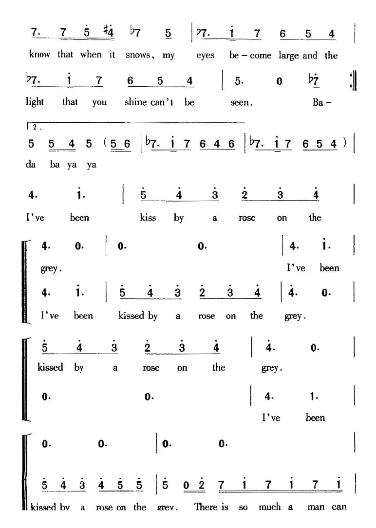 Kiss From A Rose 玫瑰之吻