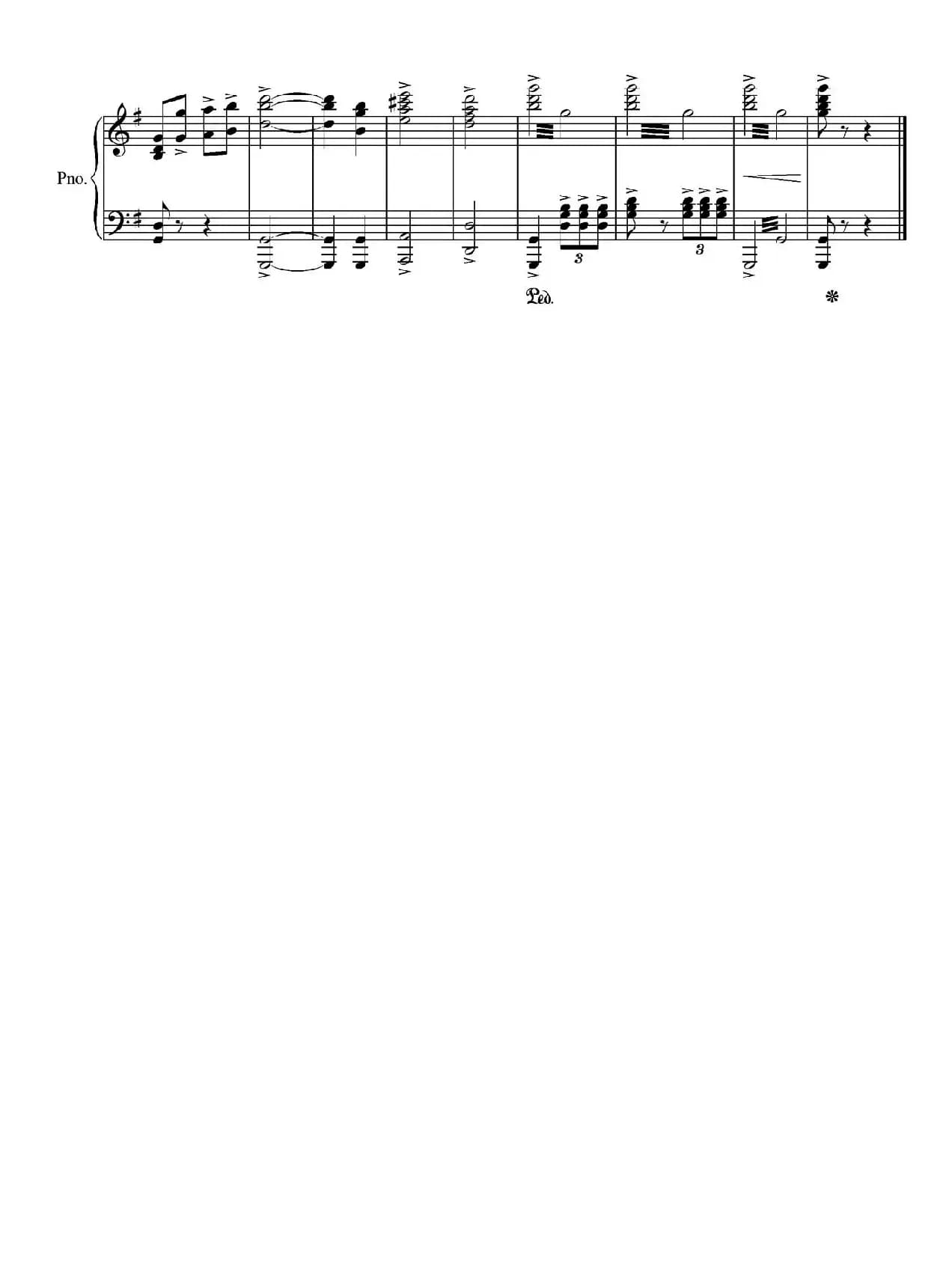 五十六个民族之歌（正谱）