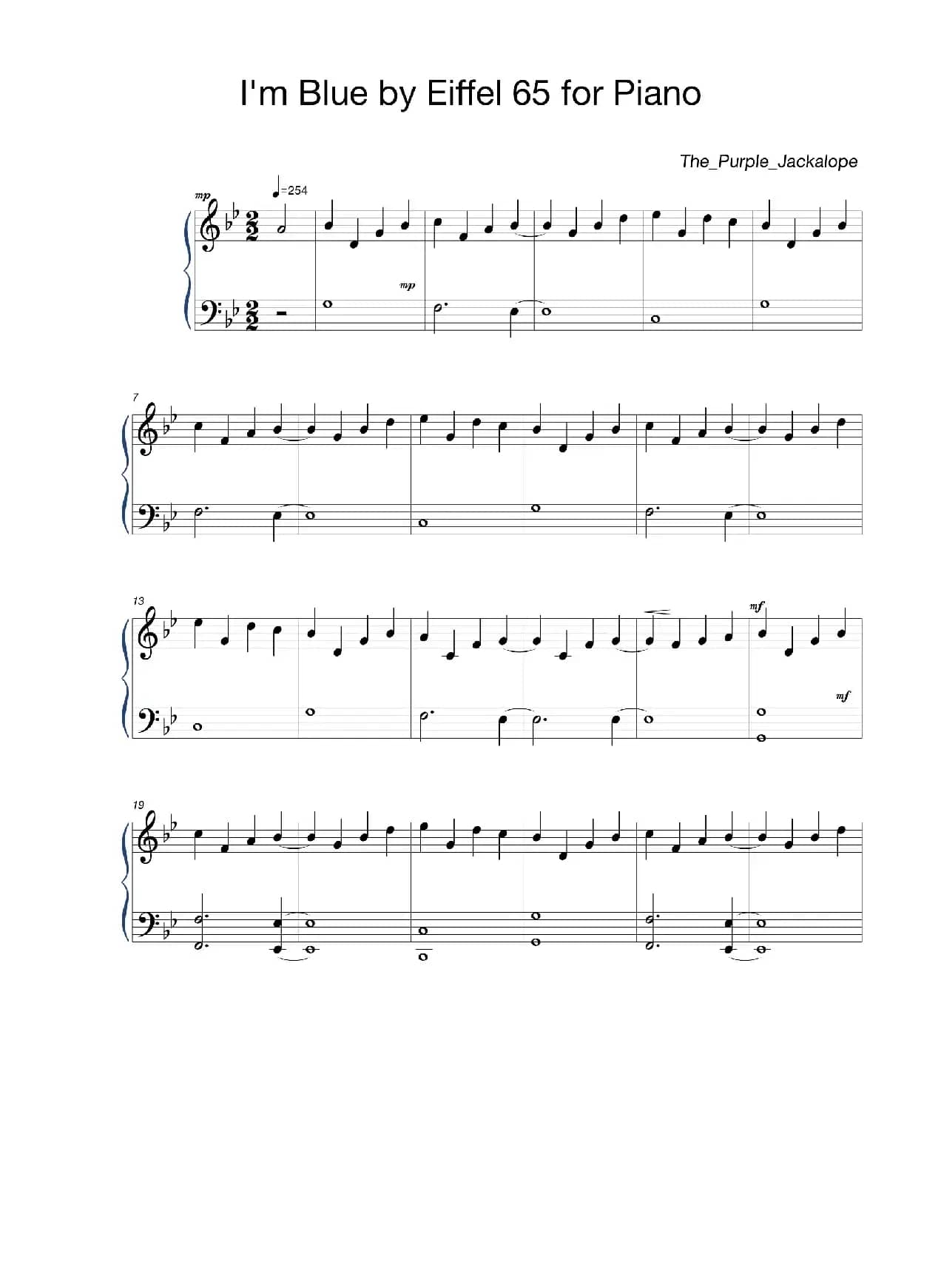 第65蓝调钢琴曲