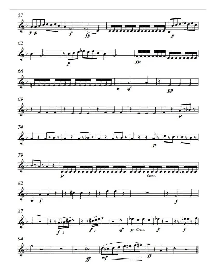 莫扎特-夜之女王的咏叹调（铜管五重奏）