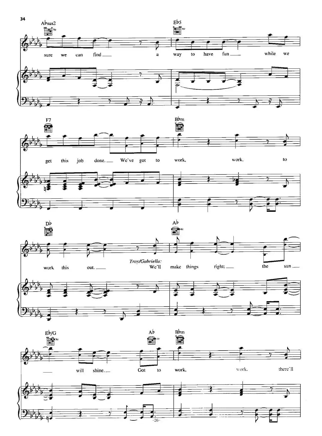 [美]Work This Out（正谱）