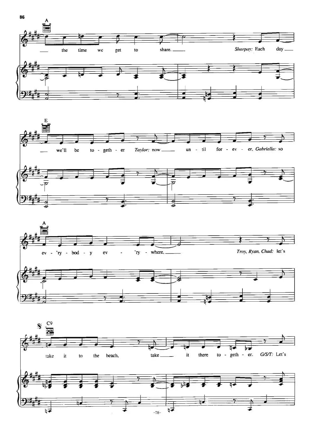 [美]All for one（正谱）