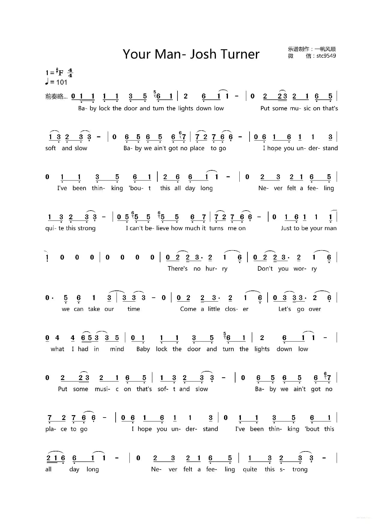 Your Man- Josh Turner