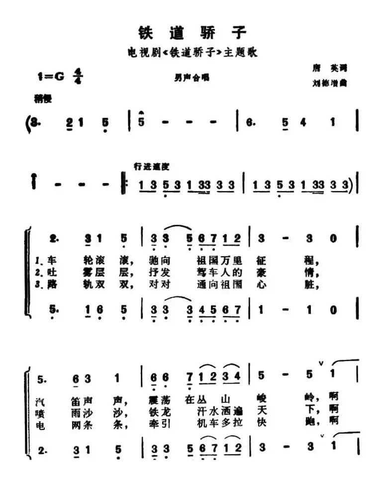 铁道骄子（同名电视剧主题歌）
