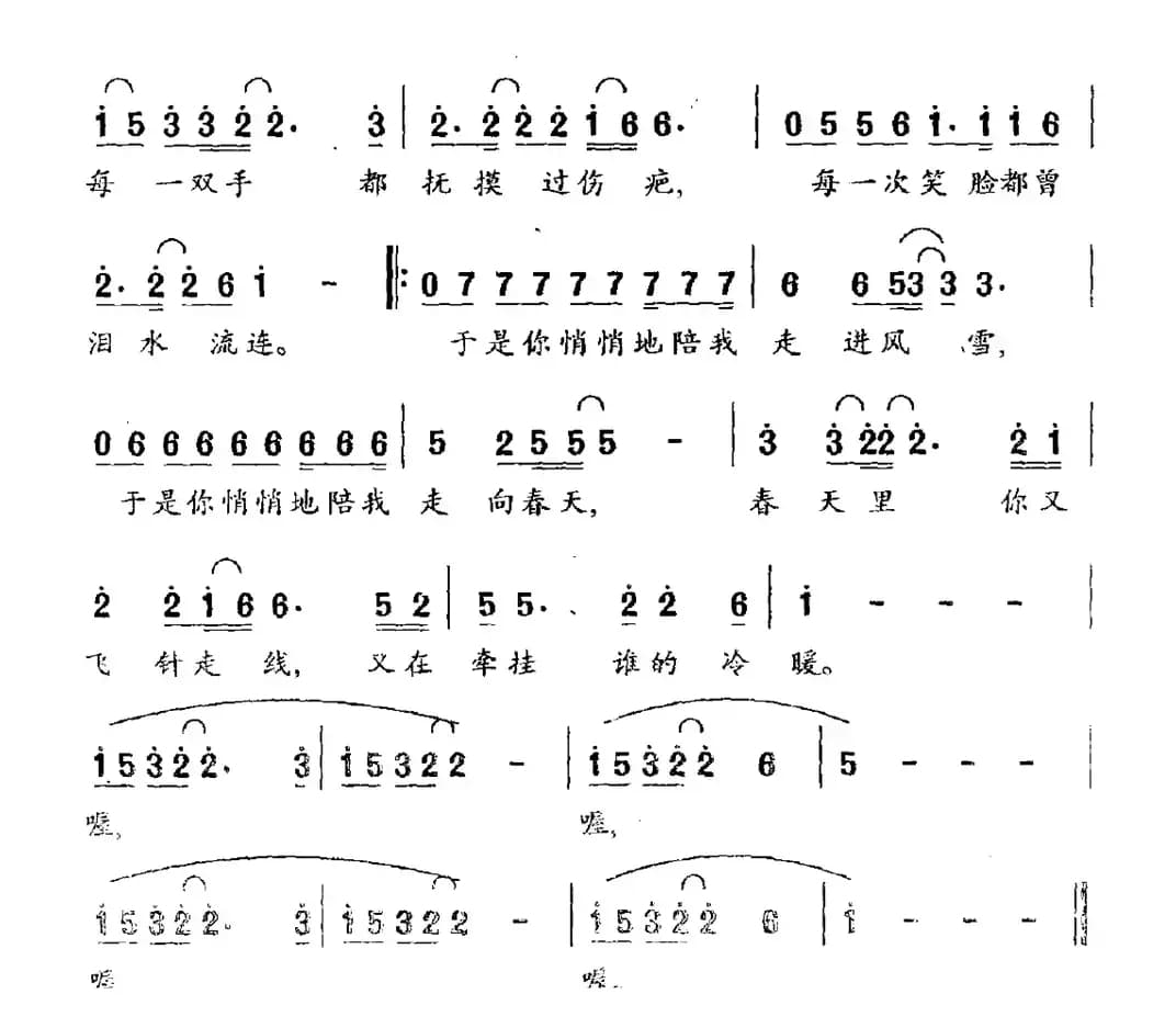 你的深情就在我心田（电视剧《吴天祥的故事》片尾曲）