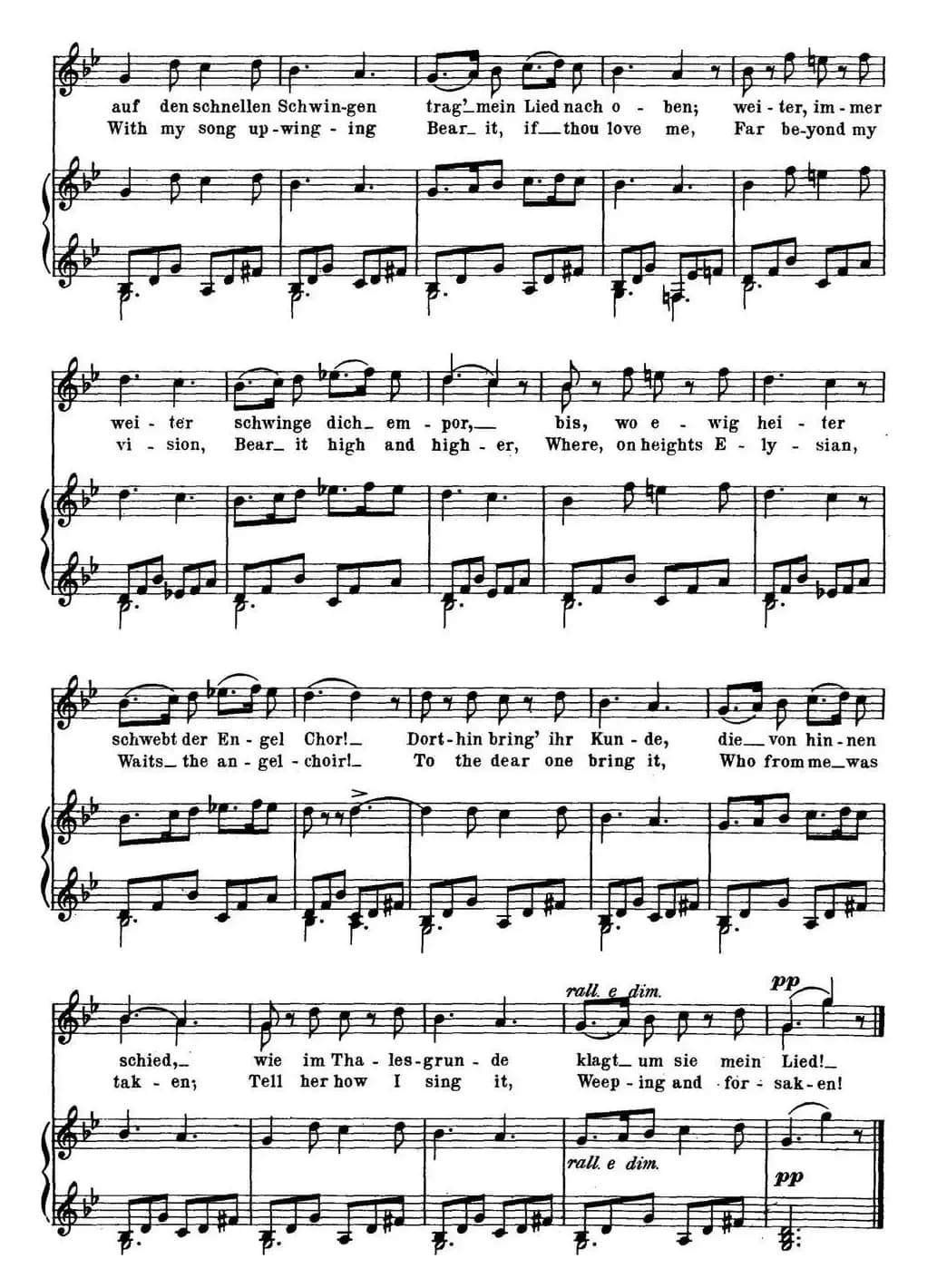 Chopin-17 Polish Songs Op.74，No.2（Der Fruhling. In Spring.）（钢琴伴奏谱）