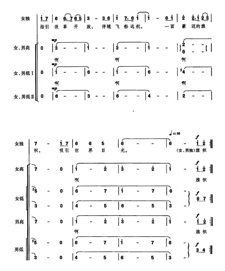 我们的旗帜（选自音乐舞蹈史诗《复兴之路》）