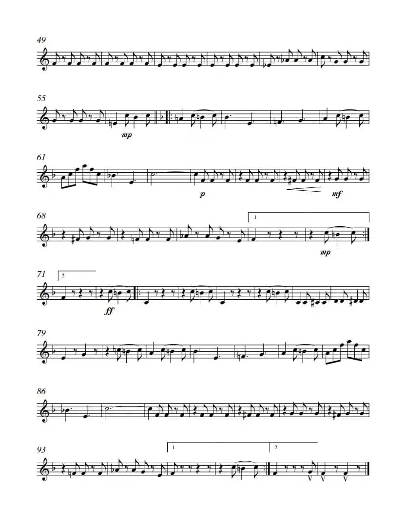 苏萨-华盛顿邮报（铜管五重奏）