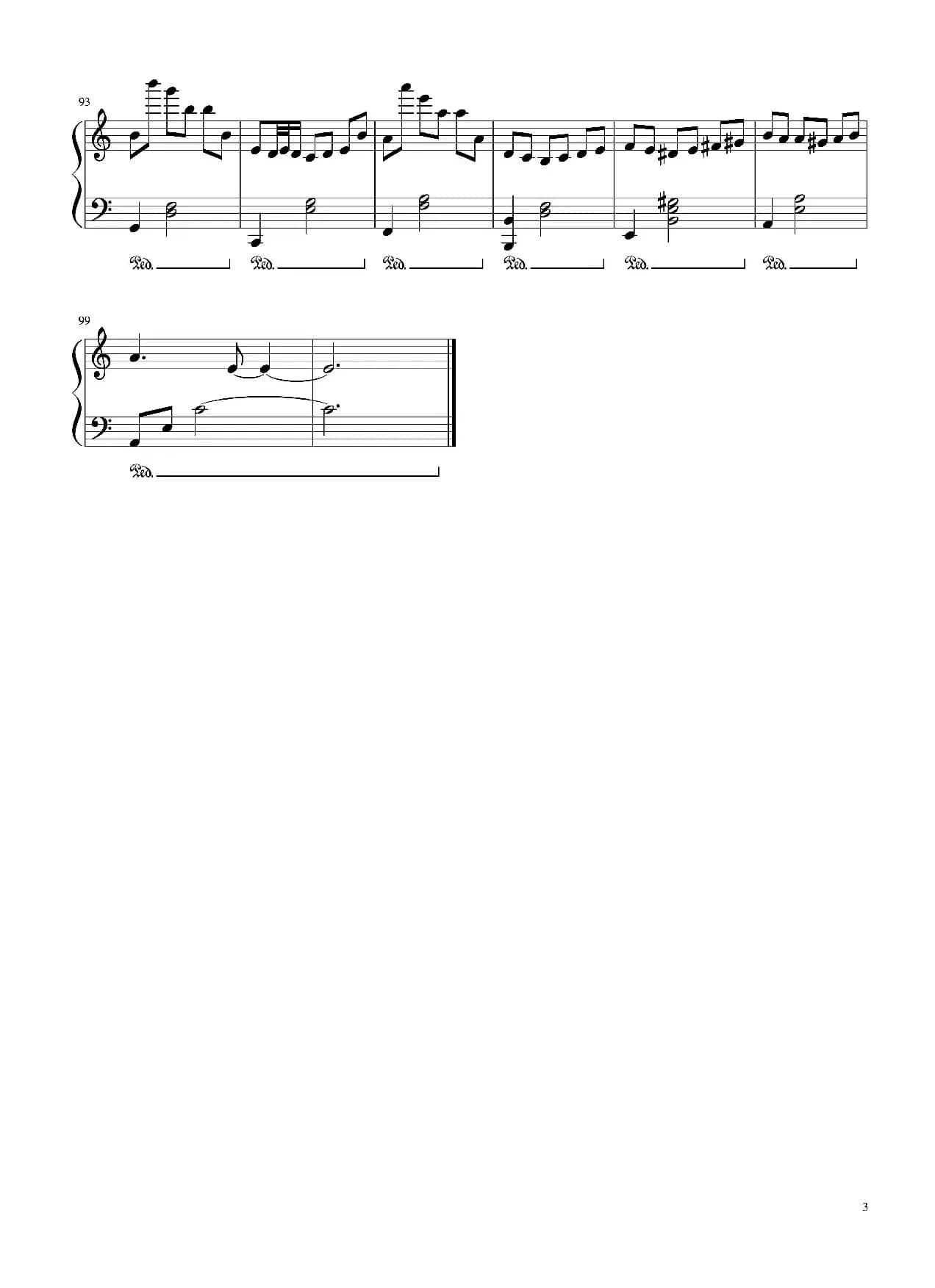 13 Jours en France（在法国的十三天）【白い恋人たち（冬季恋歌）《蓝色生死恋2》插曲】（BiBiPiano钢琴版）