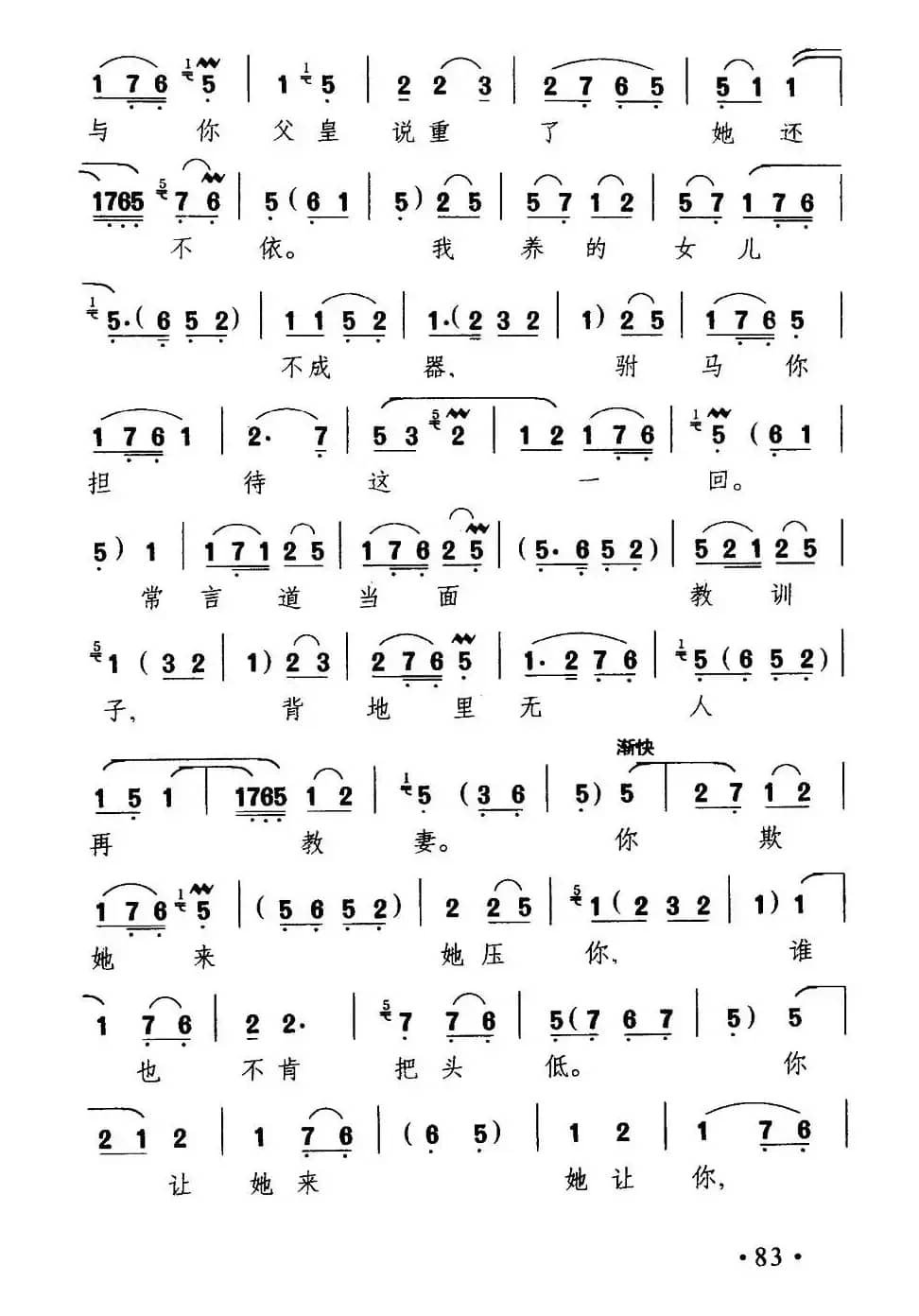 [晋剧]在宫院我领了万岁的旨意（《打金枝》国母唱段）