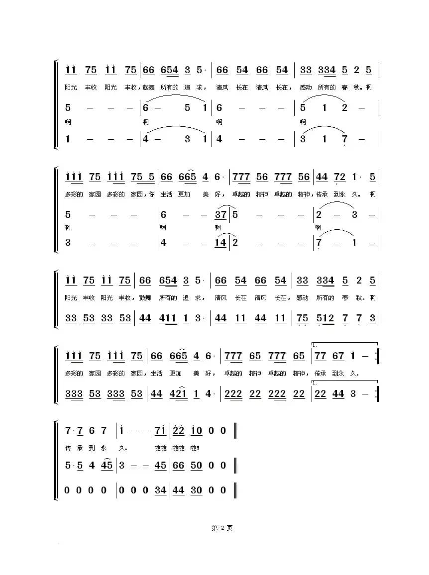 城市心情（女声合唱）
