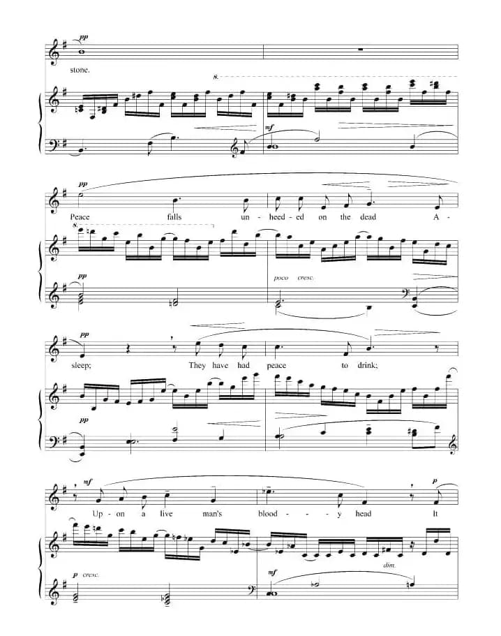 雨中的钟声（正谱 [美]）