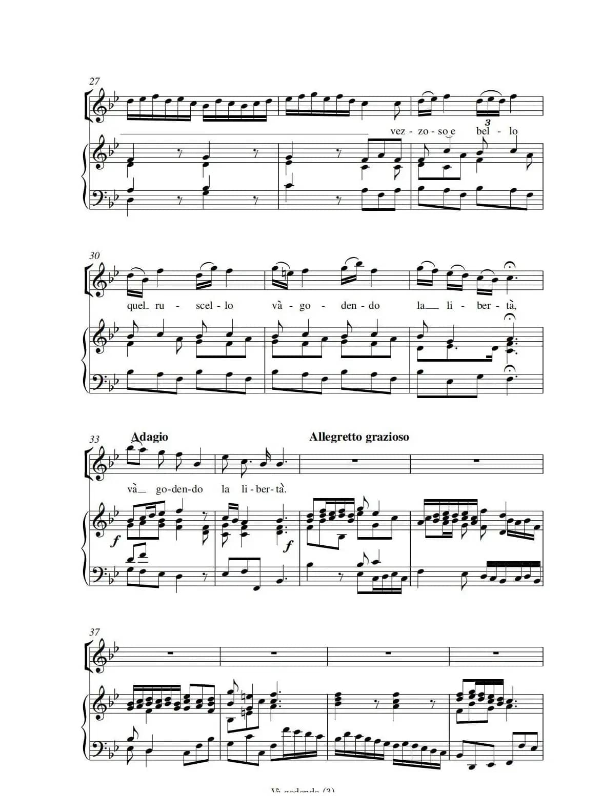 欢乐流逝（Va godendo）