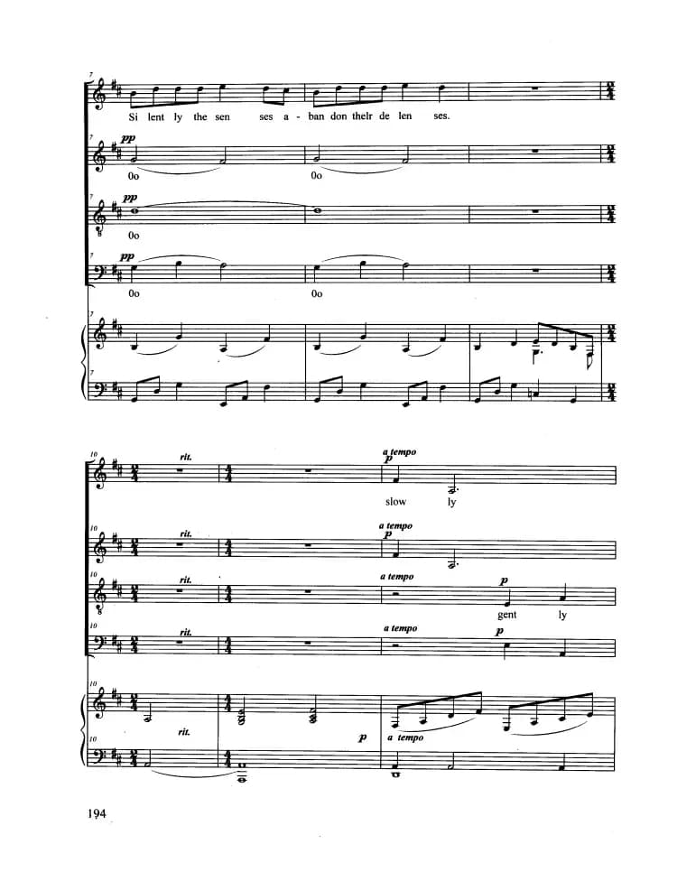 The Music of The Night（合唱 正谱）