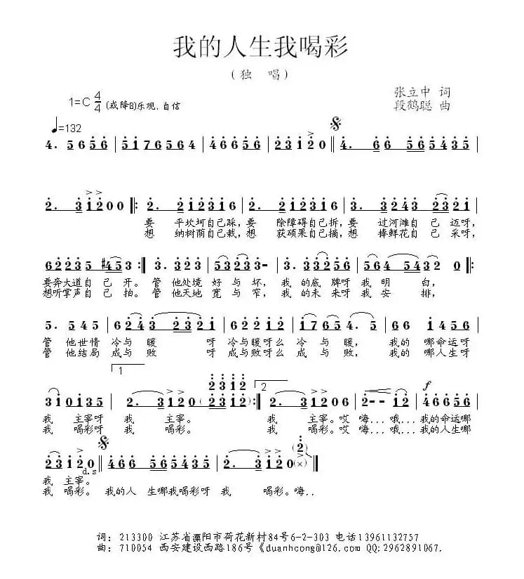 我的人生我喝采