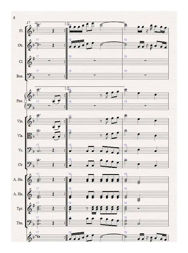 感恩（管弦乐总谱）