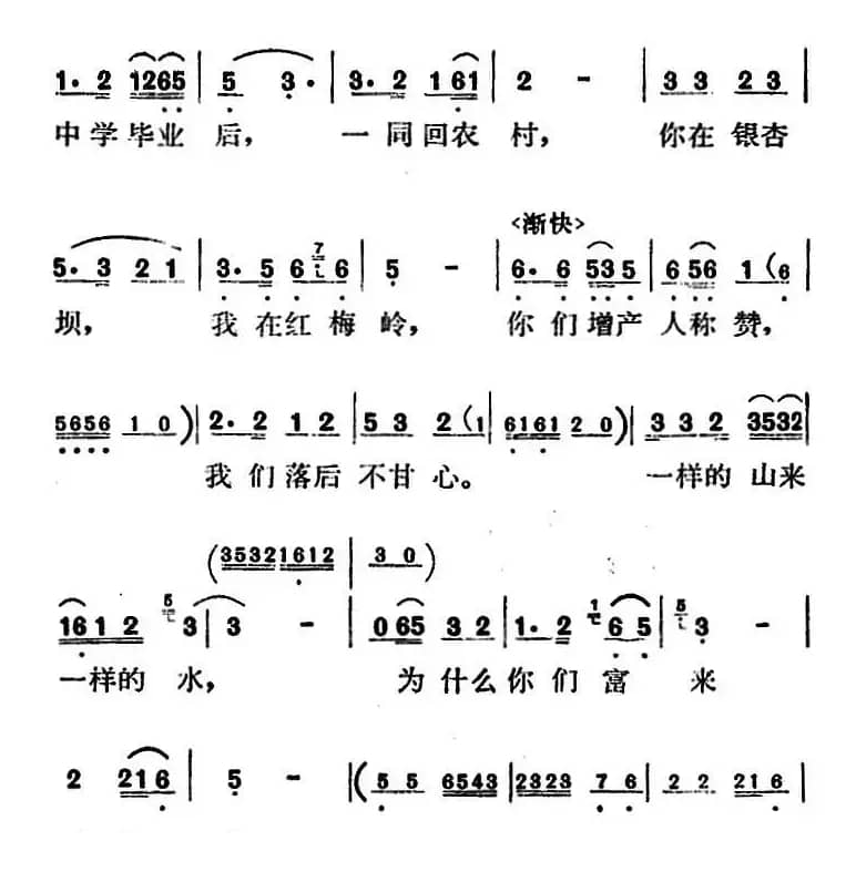 歌剧《红梅岭》全剧之第二场（娘夸你是好姑娘）